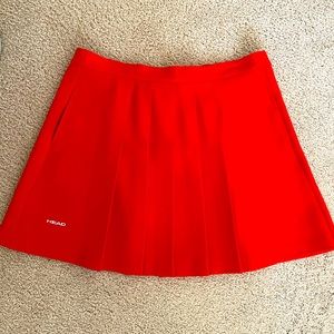 Tennis skirt by HEAD. Red size 14 ( fits like a size 12)